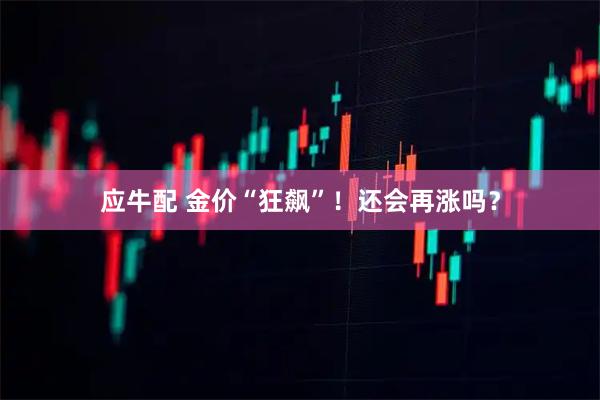 应牛配 金价“狂飙”！还会再涨吗？