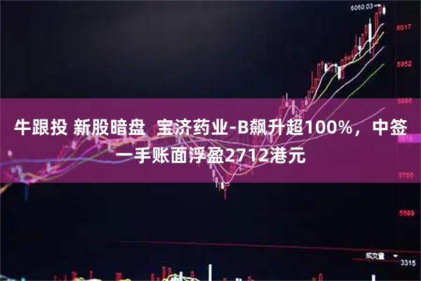 牛跟投 新股暗盘  宝济药业-B飙升超100%，中签一手账面浮盈2712港元